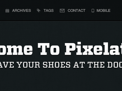 Simple Nav by Dave McNally on Dribbble