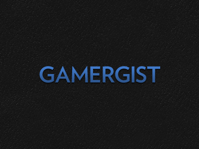 GamerGist v.1 black blue concept logo texture verlag