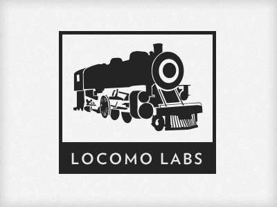 Locomo Stamp Logo greyscale locomo labs logo vector verlag