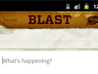 Blast android app social wip