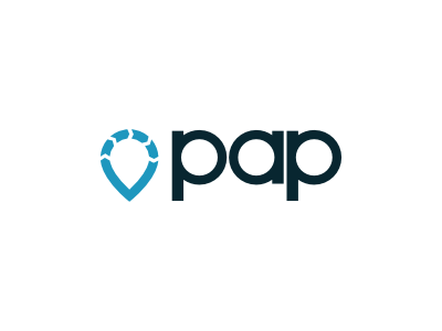 PAP affinity designer branding graphic logo property relocation vector