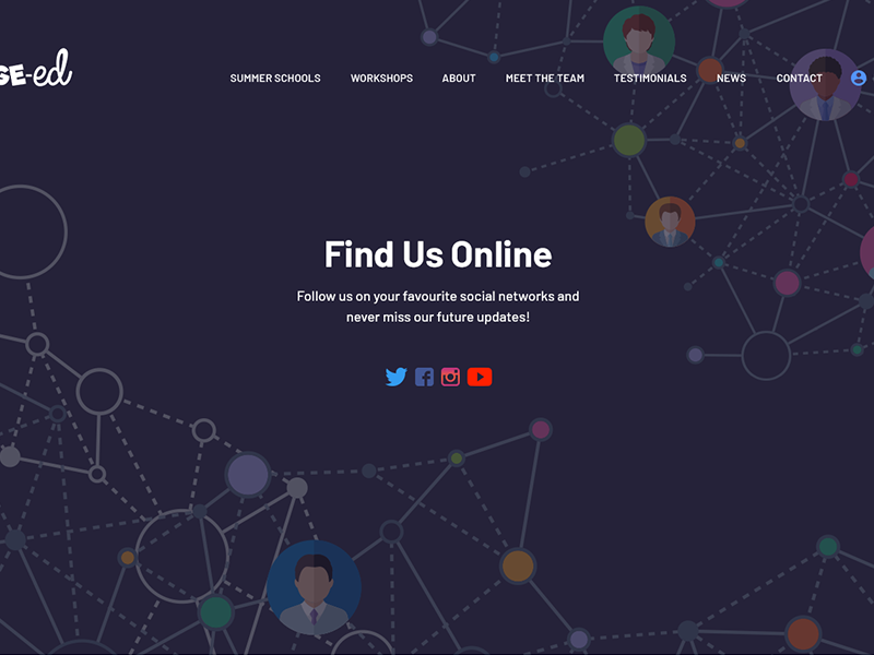 Social Hub illustration header banner hero