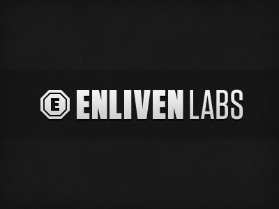 Enliven Rebranding Idea 1 enliven labs icon logo octagon rebrand redesign tungsten