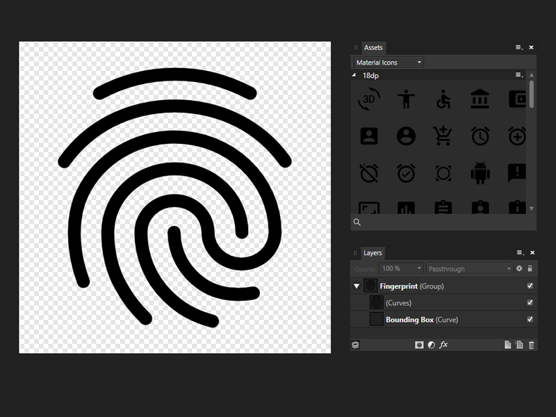 Affinity Designer Material Icons assets material icons affinity designer