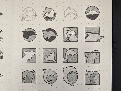 Simpler Dolphin Sketches
