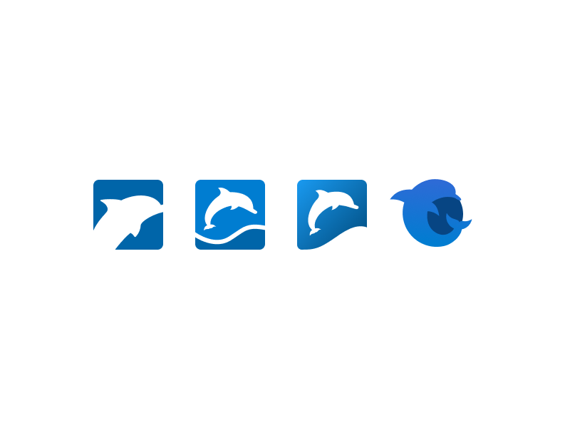Digital Dolphin Sketches figma icon branding sketch illustration logo dolphin