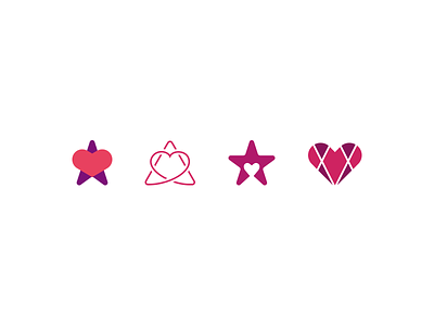 Digital Hospice Sketches figma heart icon illustration logo mark star wip