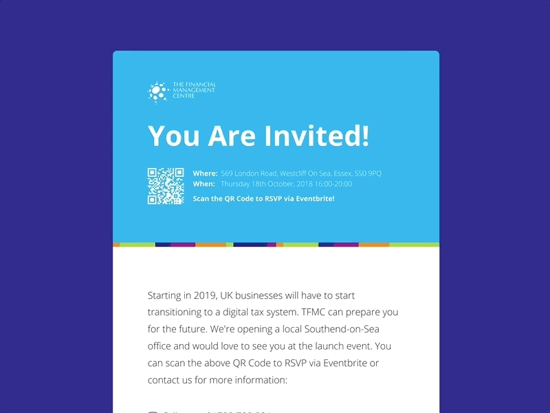 Event Invite Email wip gif invite event email newsletter