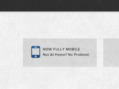 Fully Mobile adaptive badge icon iphone mobile proxima nova
