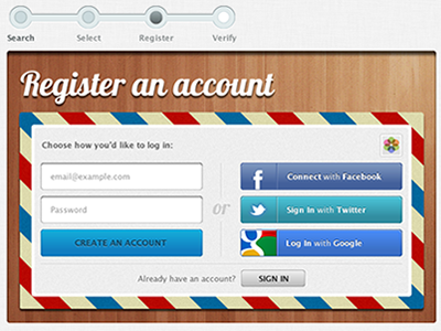 Registration Screen