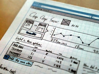 Stats Page For iOS App charts dashboard drawing graph graphpaper paper pen prismacolor sketch stats ui uxsketchbook web wireframe