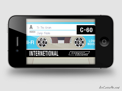 AirCassette image for website aircassette app cassette ios iphone player