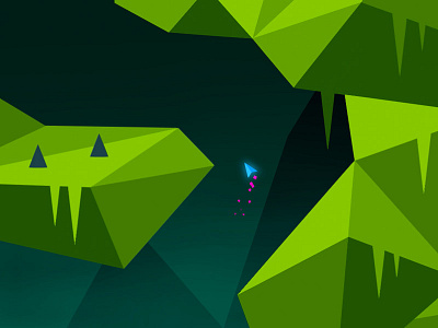 Heavy Rockets screenshot cave game heavy ios low poly rockets screen shooter shot