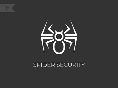 Spider Security abstract logo amazing spiderman awesome bechance branding creative design flat icon logo minimalist security simple spider spiderman typography vector