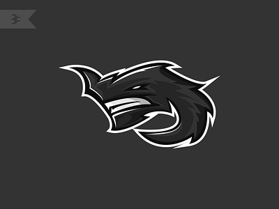 Dragon bechance branding creative design dragon esport flat icon illustration logo mad mascot minimalist outstanding sport vector