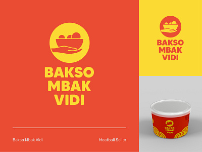 Bakso Mbak Vidi branding design food logo logo logo design modern logo visual design