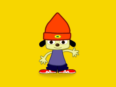 Parappa Ae Rig after effects gif motion design parappa video games