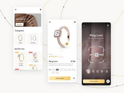 E-commerce app design ui ux