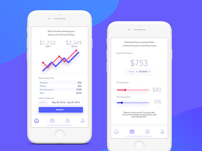 Savings Tracker App