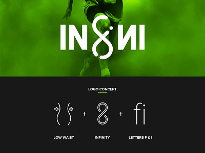 Be Infini Fit branding concept fitness health logo logo concept logo design logodesign