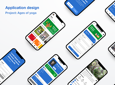 Ages of yoga - Application ages of yoga app design branding design interaction design interface jaybmunjani kalpayita meditaion minimal mobile app design ui design uiux user experience user interface ux ux design uxui yoga day