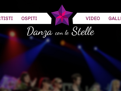 Danza con le Stelle homepage web design webdesign website