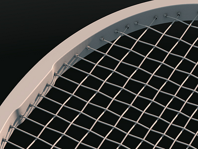 Wilson Pro Staff 100 cinema 4d racket render tennis