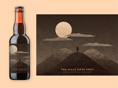 The Hills Have Envy beer label crookedstave label packaging