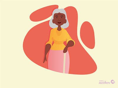 Mums & Mothers // Grandma Artwork illustration web