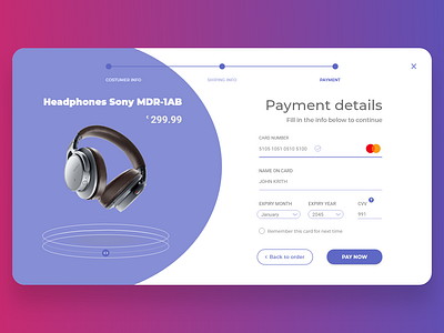 Daily Ui 002 Credit Card Checkout