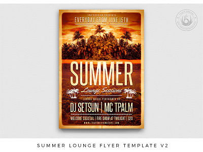 Summer Lounge Flyer Template V2