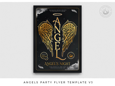 Angels Party Flyer Template V3