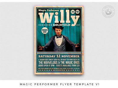 Magic Performer Flyer Template V1