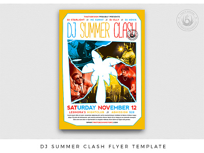 DJ Summer Clash Flyer Template