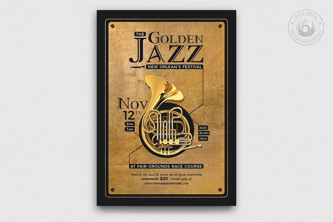 Джаз голден. Джаз флаер. Джаз листовка. Flyer шаблон PSD джаз Jazz. Gold Jazz.