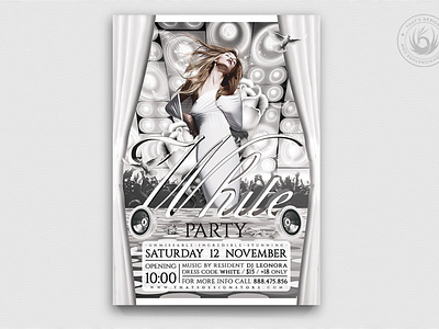 Vertical Flyer or Poster Template for Fashion Show with Top Models