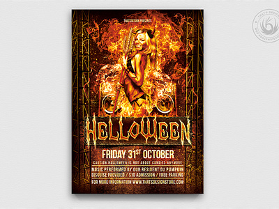 Halloween Flyer Template V3