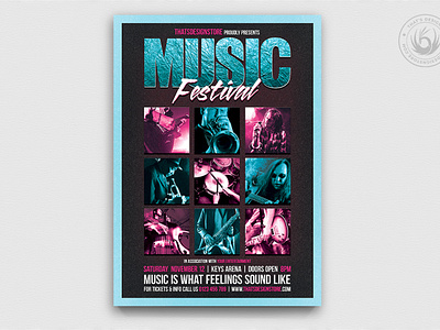 Music Festival Flyer Template V4