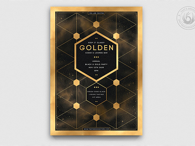 Black and Gold Flyer Template V21