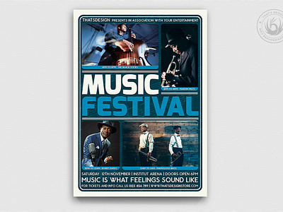 Music Festival Flyer Template V5