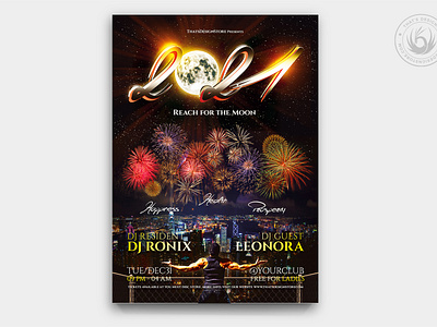 New Year Flyer Template V1