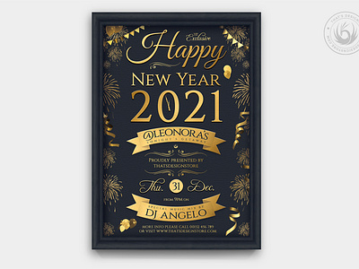 New Year Flyer Template V5