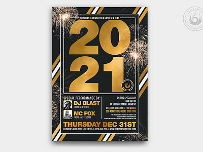 New Year Flyer Template V6