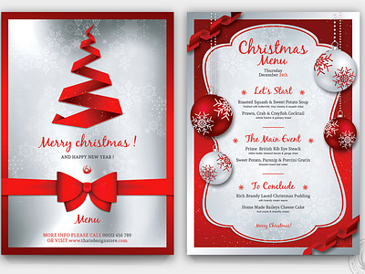 Christmas Menu Template V4