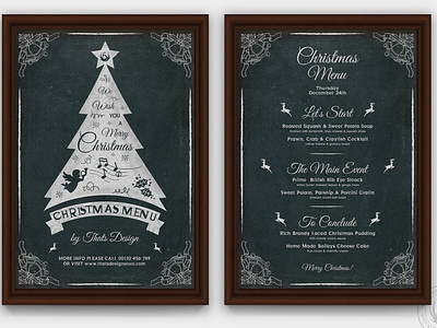 Christmas Menu Template V5