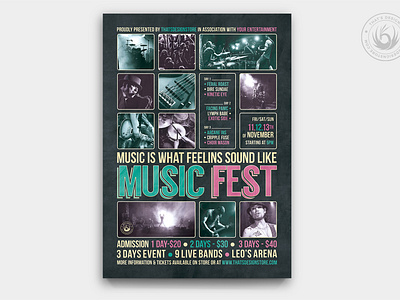 Music Festival Flyer Template V8