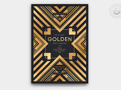 Black and Gold Flyer Template V22