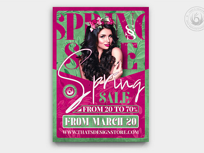 Spring Sale Flyer Template