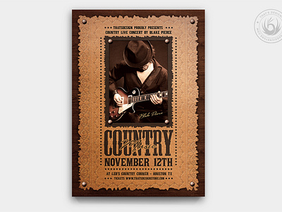 Country Music Flyer Template V7