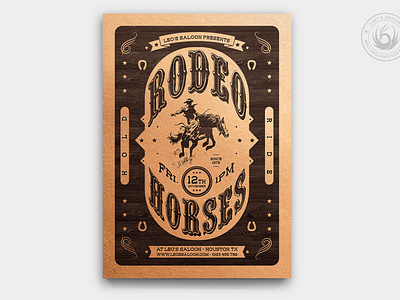 Western Rodeo Flyer Template V3